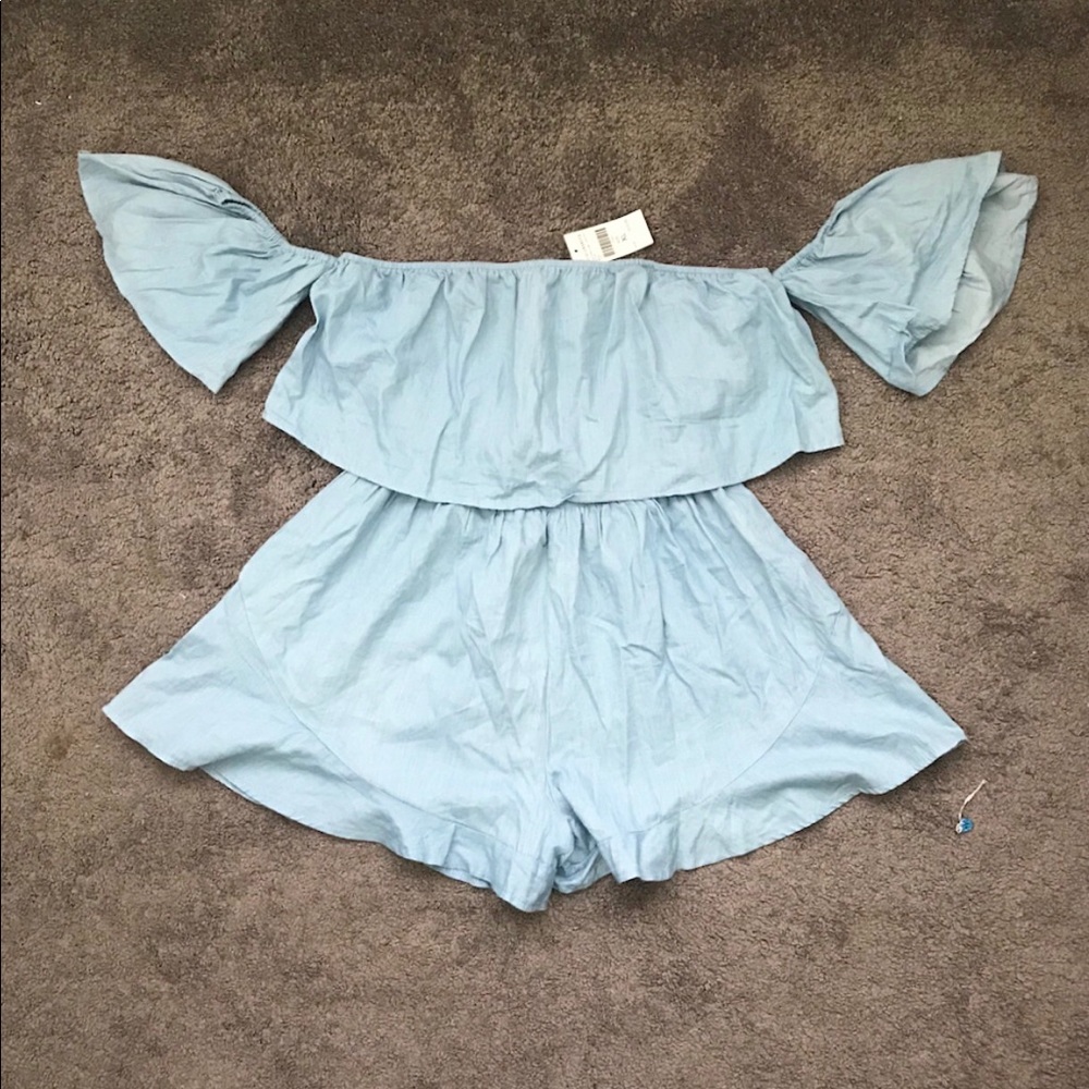 Light blue romper